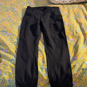 Black Athletic Leggings from Lululemon